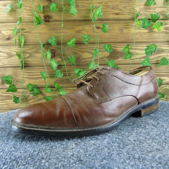 Cole Haan Men's Grand. OS Derby Oxfords Brown‎ Leather Size 10M Used 2025 - Picture 1 of 7